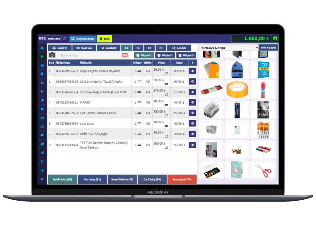 Barkodlu satış programı