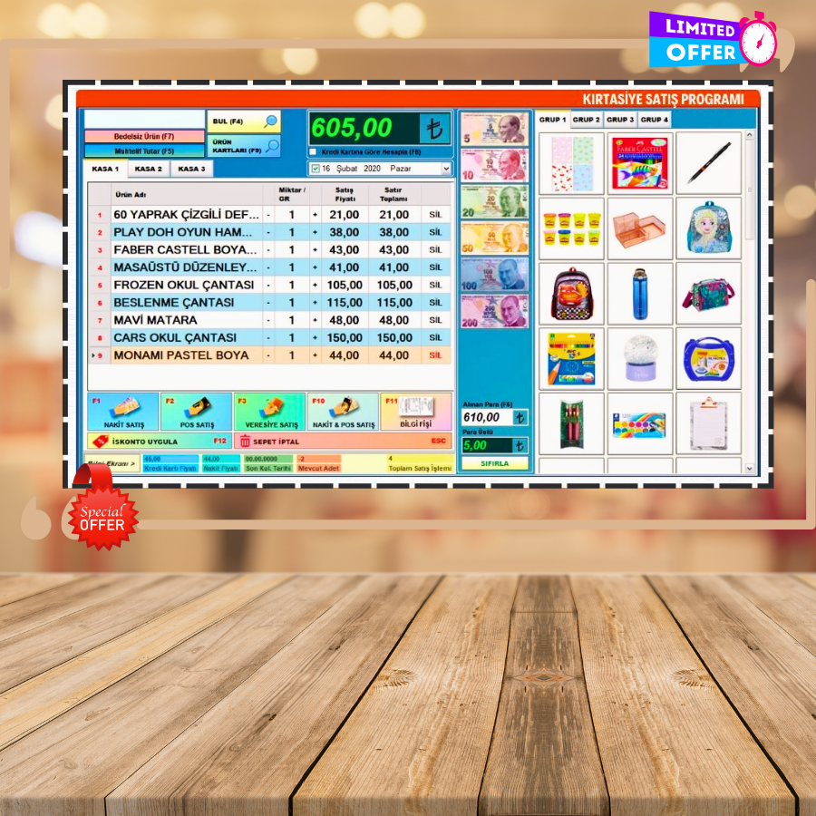 perakende satış programı
